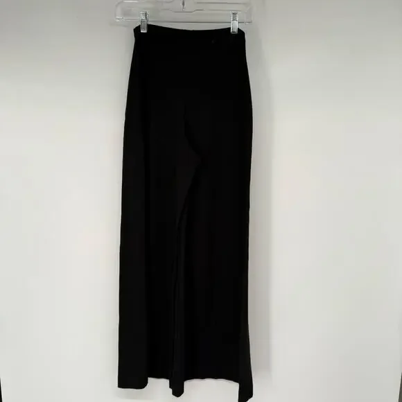 Elegant Black Wide Leg Pointe Pants size 3 S/M - Picture 3 of 8